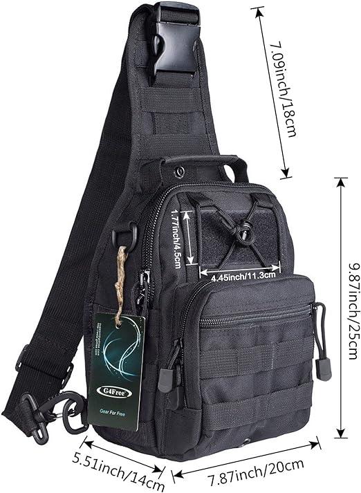 FR Fashion Co. 4‑Way Carrying Design Sling Bag by FR Fashion Co.