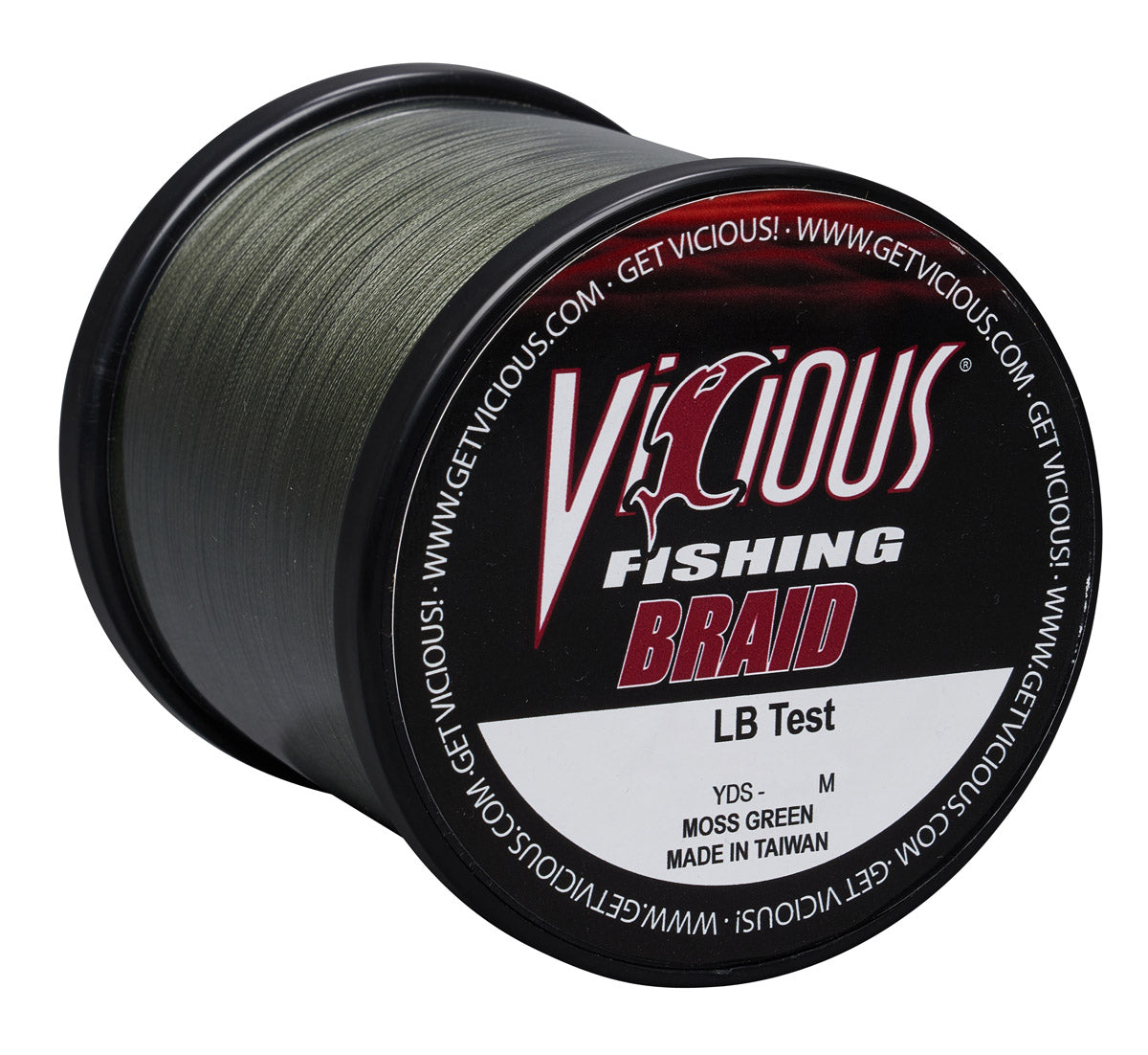 Vicious Standard Green Braid - 40 Lb Test