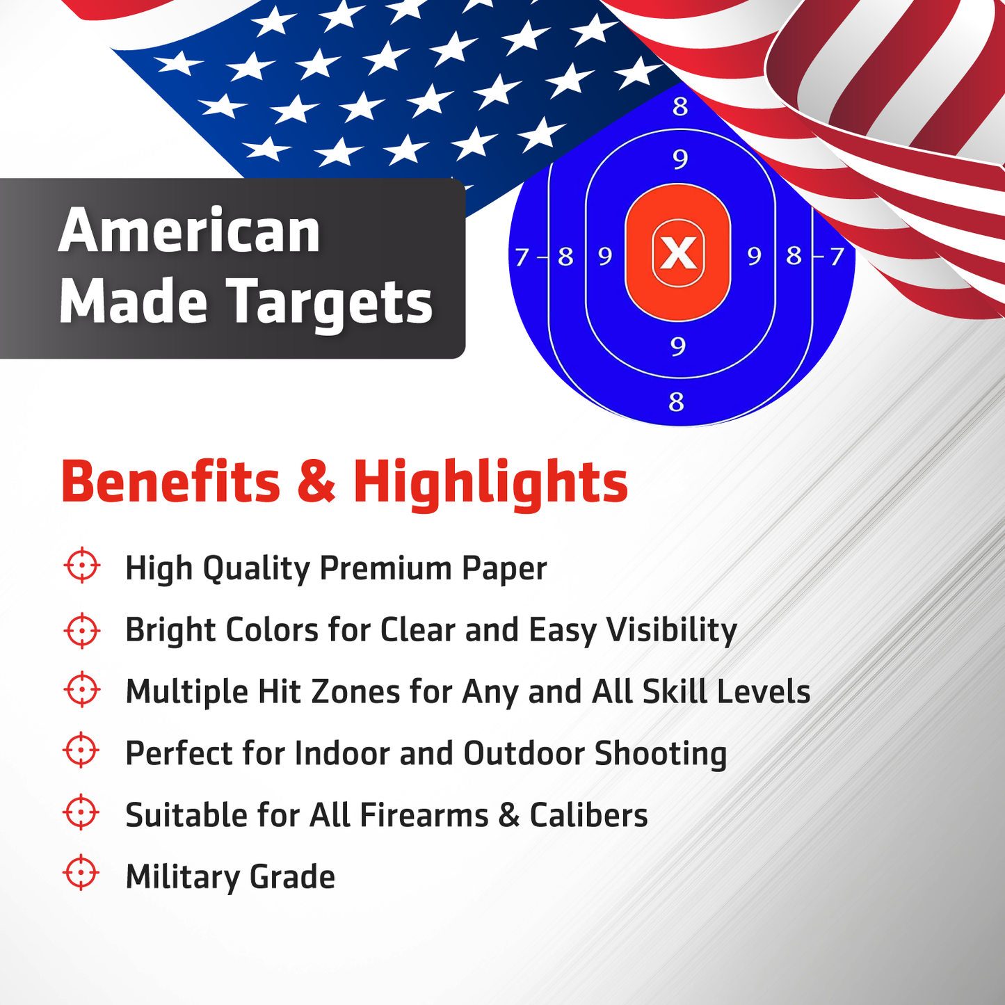 Neon Yellow - Silhouette Shooting Targets