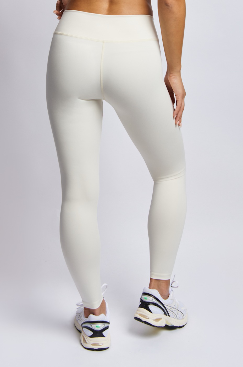 Ecomoss Medium Compression Legging, Alabaster White by URTHWEAR