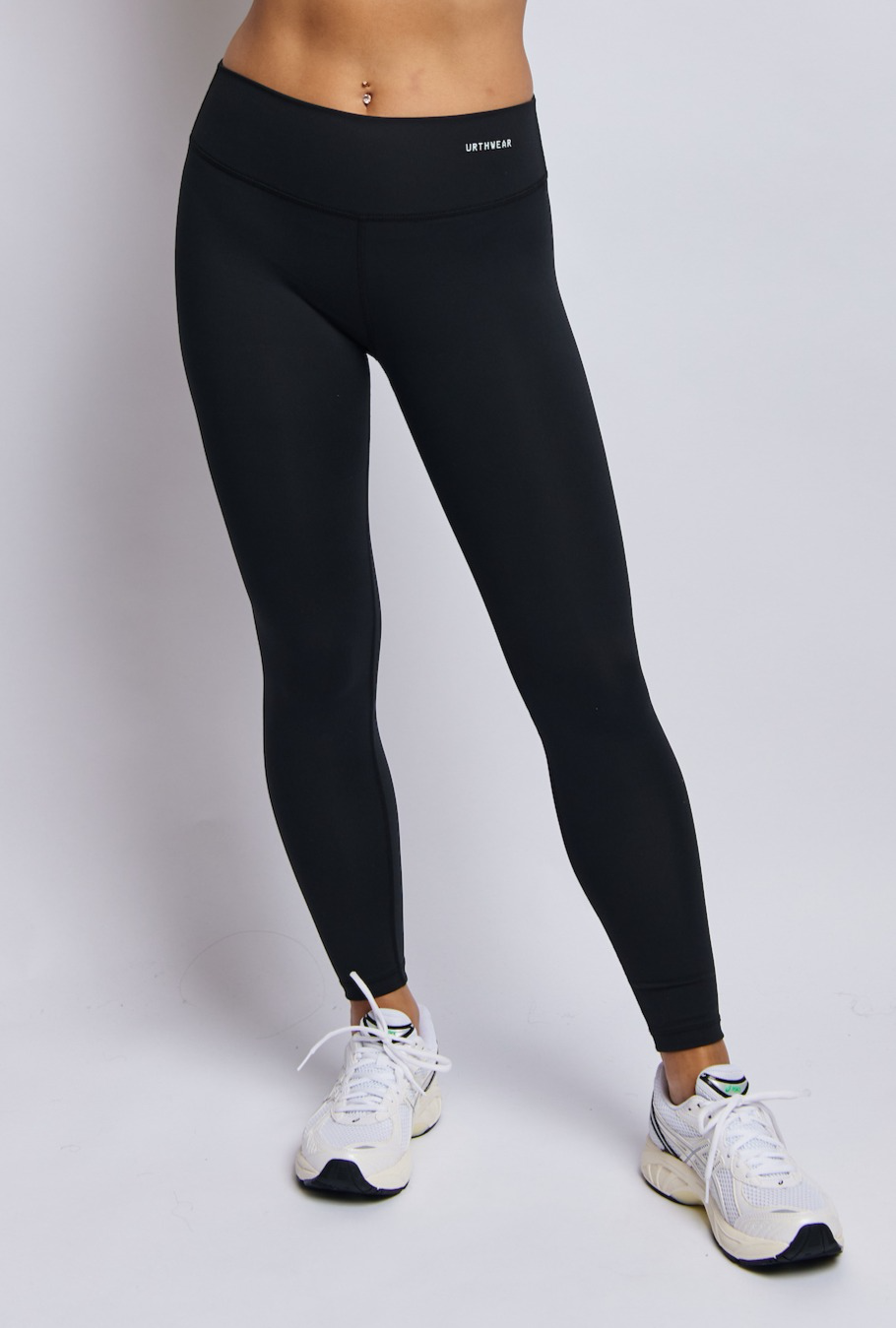 Ecomoss Medium Compression Legging, Raven Black by URTHWEAR