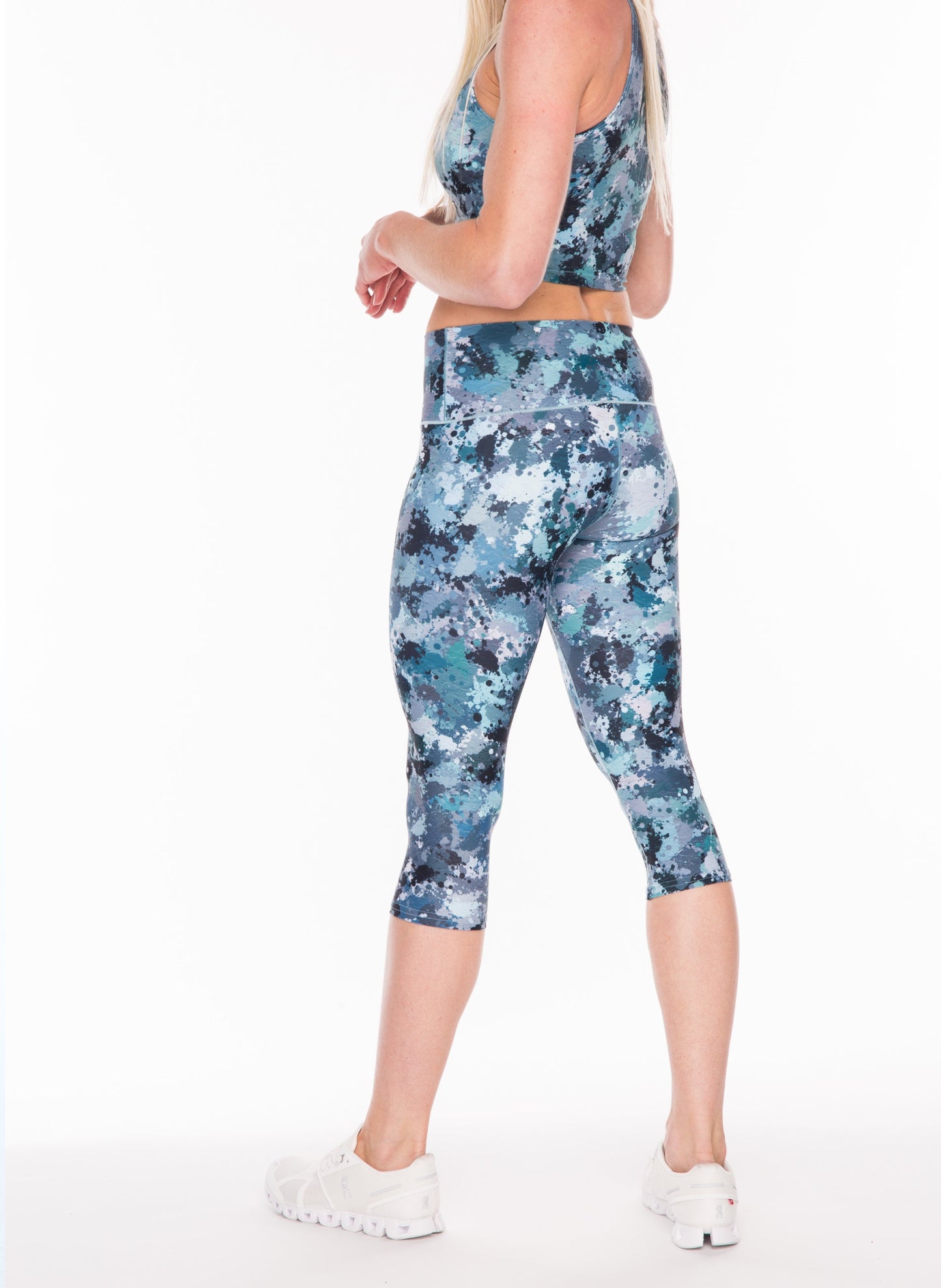 Blue Bliss Capris *FINAL SALE* by Colorado Threads Clothing