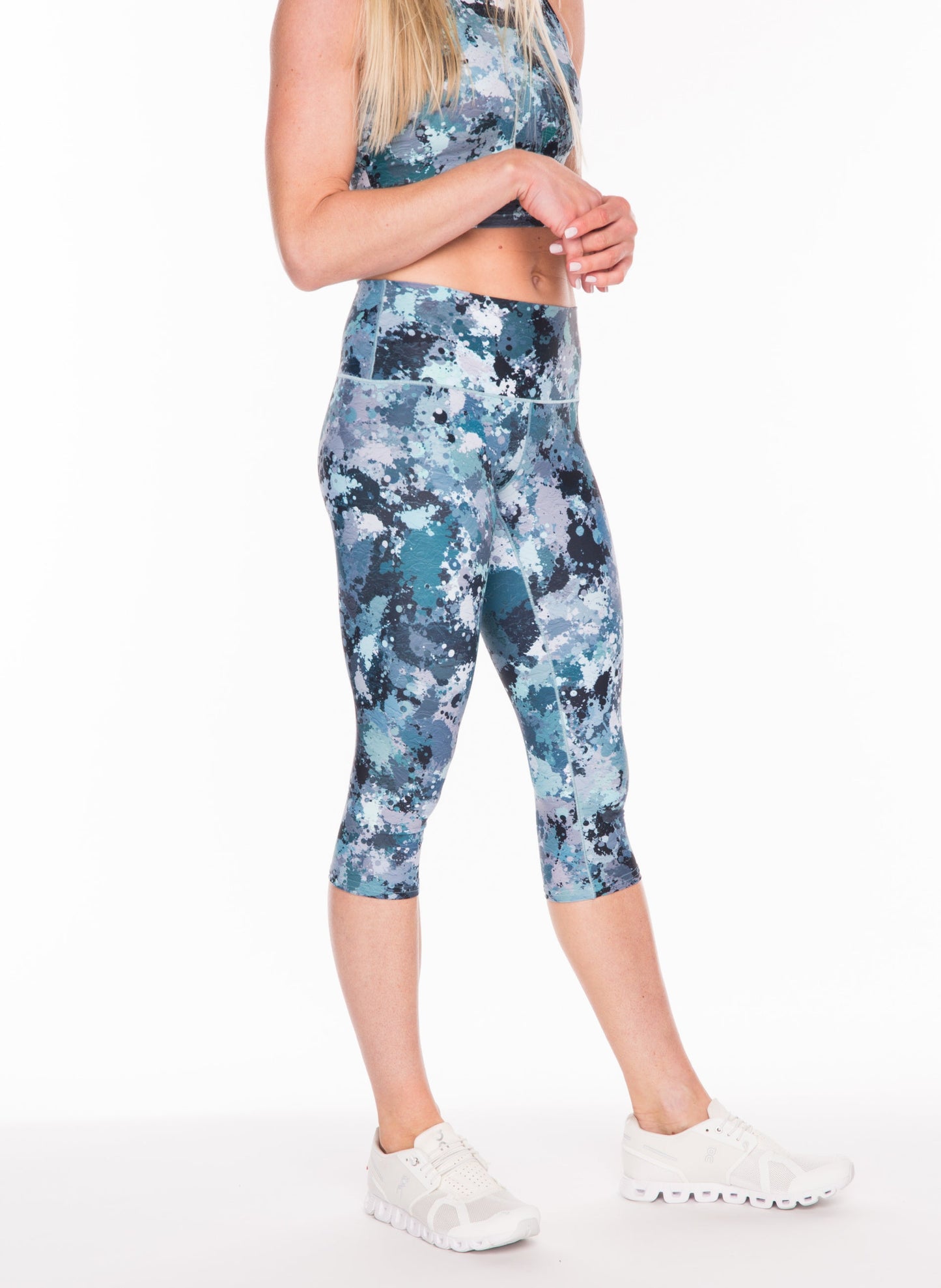 Blue Bliss Capris *FINAL SALE* by Colorado Threads Clothing