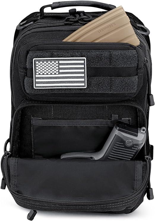 FR Fashion Co. 12" Compact Tactical MOLLE Sling Bag - FR Fashion Co.