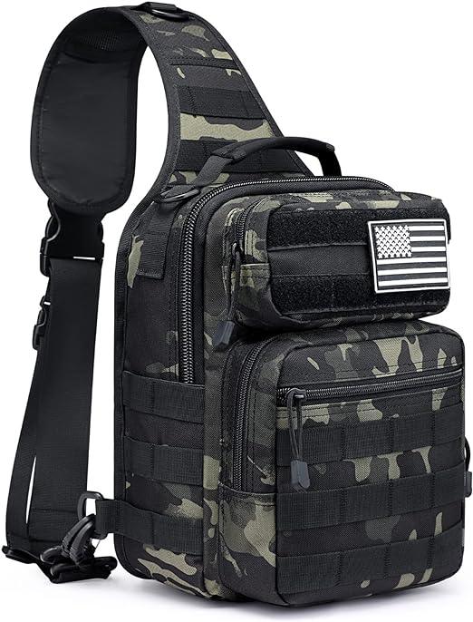 FR Fashion Co. 12" Compact Tactical MOLLE Sling Bag - FR Fashion Co.