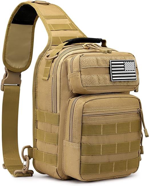 FR Fashion Co. 12" Compact Tactical MOLLE Sling Bag - FR Fashion Co.