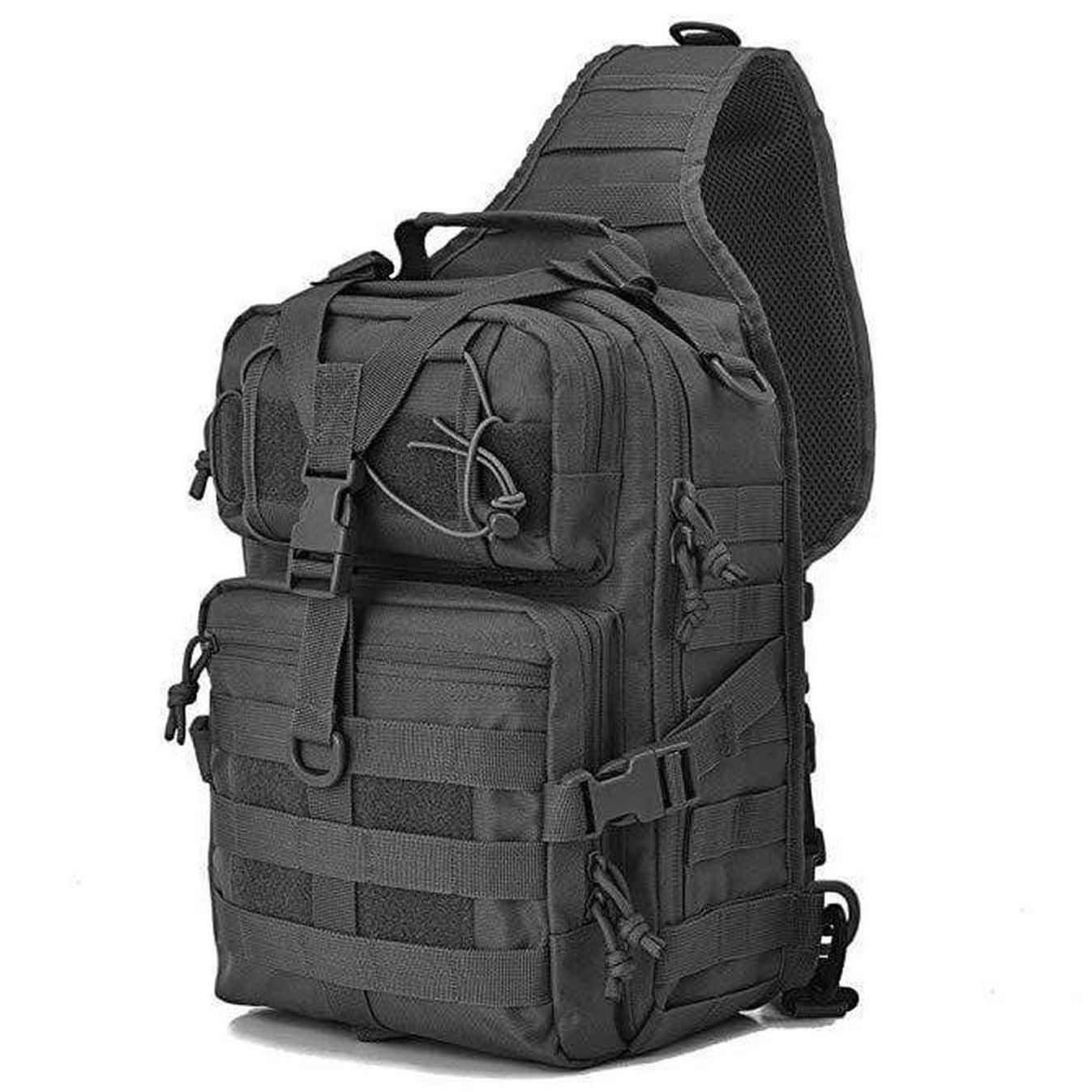 FR Fashion Co. 14" Men's MOLLE Tactical Armor Crossbody Sling Bag - FR Fashion Co.