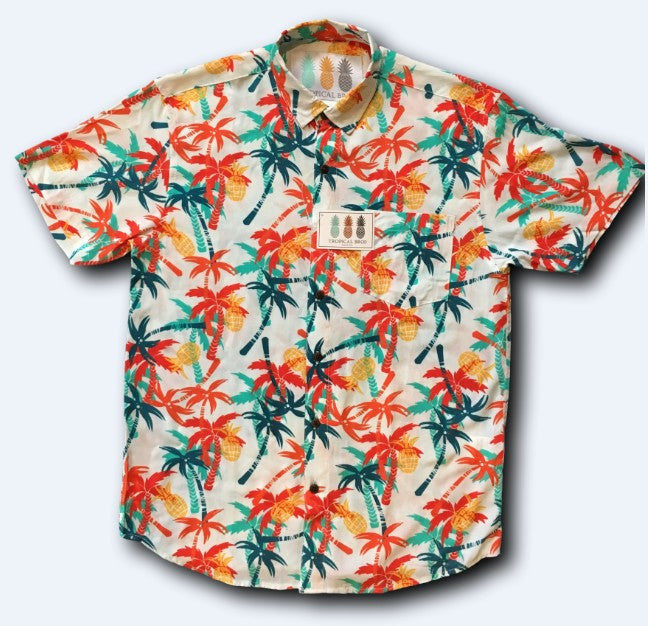 Electric Palms Hawaiian Shirt by Tropical Bros