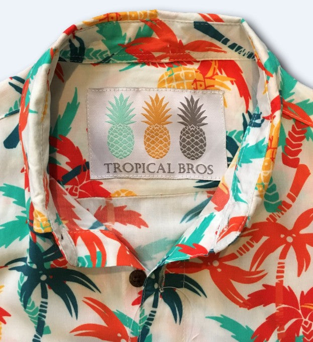 Electric Palms Hawaiian Shirt by Tropical Bros