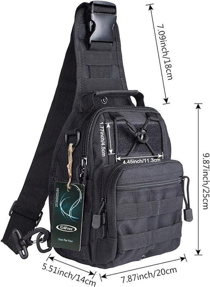 FR Fashion Co. 4‑Way Carrying Design Sling Bag by FR Fashion Co.