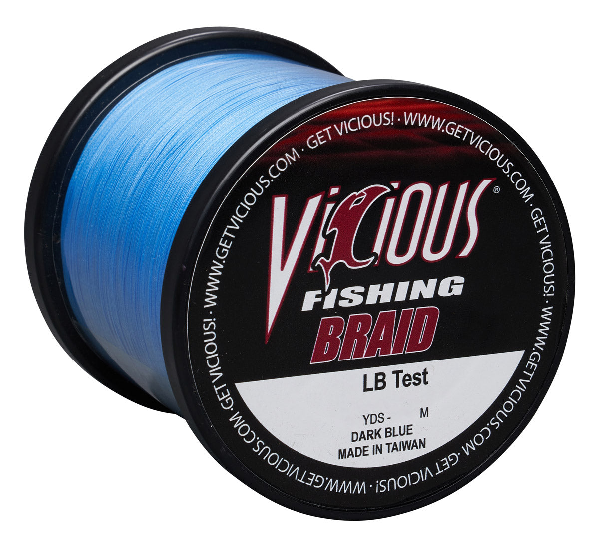 Vicious Standard Blue Braid - 65 Lb Test