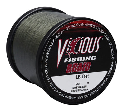 Vicious Standard Green Braid - 40 Lb Test