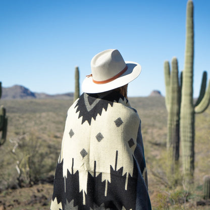 Andean Alpaca Wool Blanket - Midnight