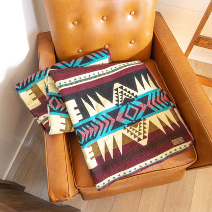 Andean Alpaca Wool Blanket - Southwest