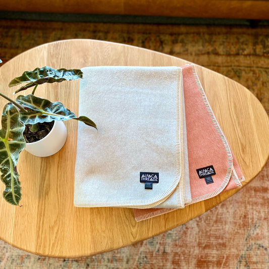Alpaca Camp Throw - Solids