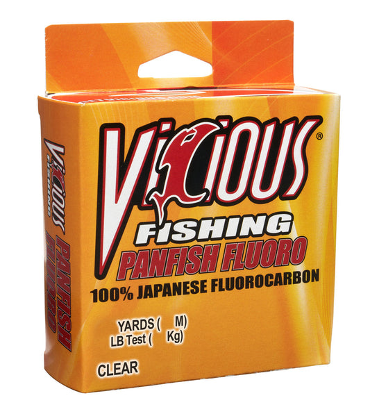 Vicious Panfish 100% Japanese Fluorocarbon - 8 Lb Test