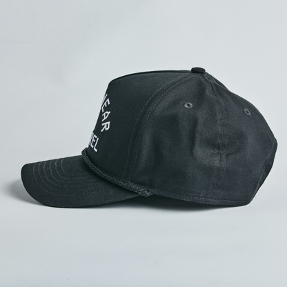 Roped Aviator Cap, Stealth Black by URTHWEAR