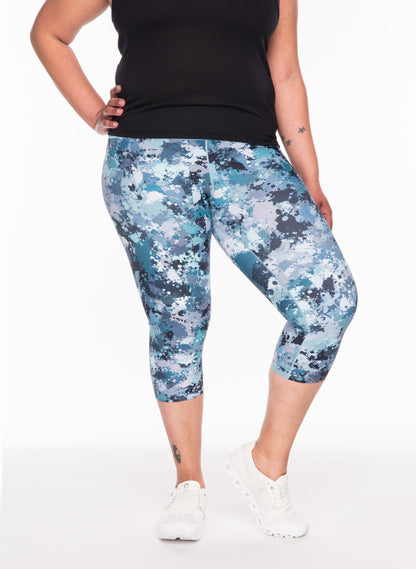Blue Bliss Capris *FINAL SALE* by Colorado Threads Clothing