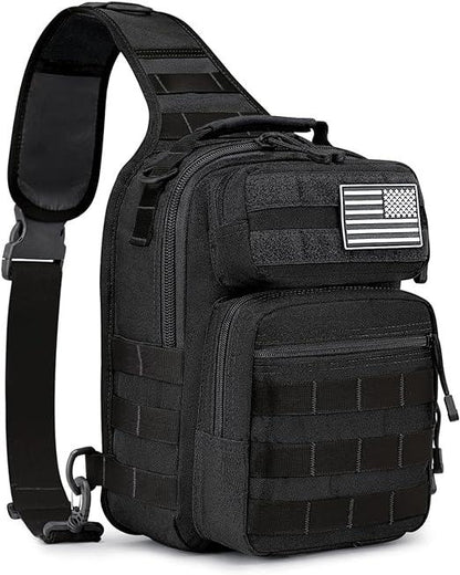 FR Fashion Co. 12" Compact Tactical MOLLE Sling Bag - FR Fashion Co. 
