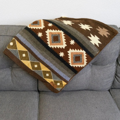 Andean Alpaca Wool Blanket - Mojave (Throw)