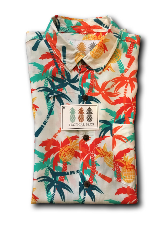 Electric Palms Hawaiian Shirt by Tropical Bros