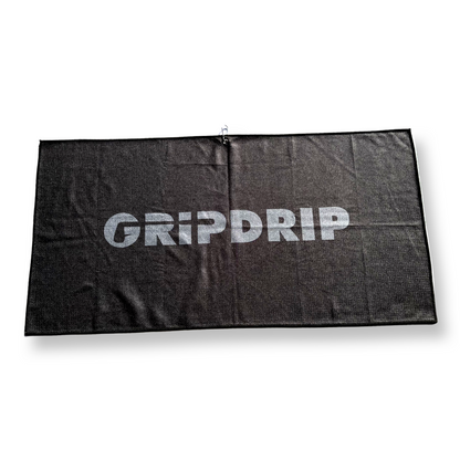 Par 3 Towel- Black by GripDrip