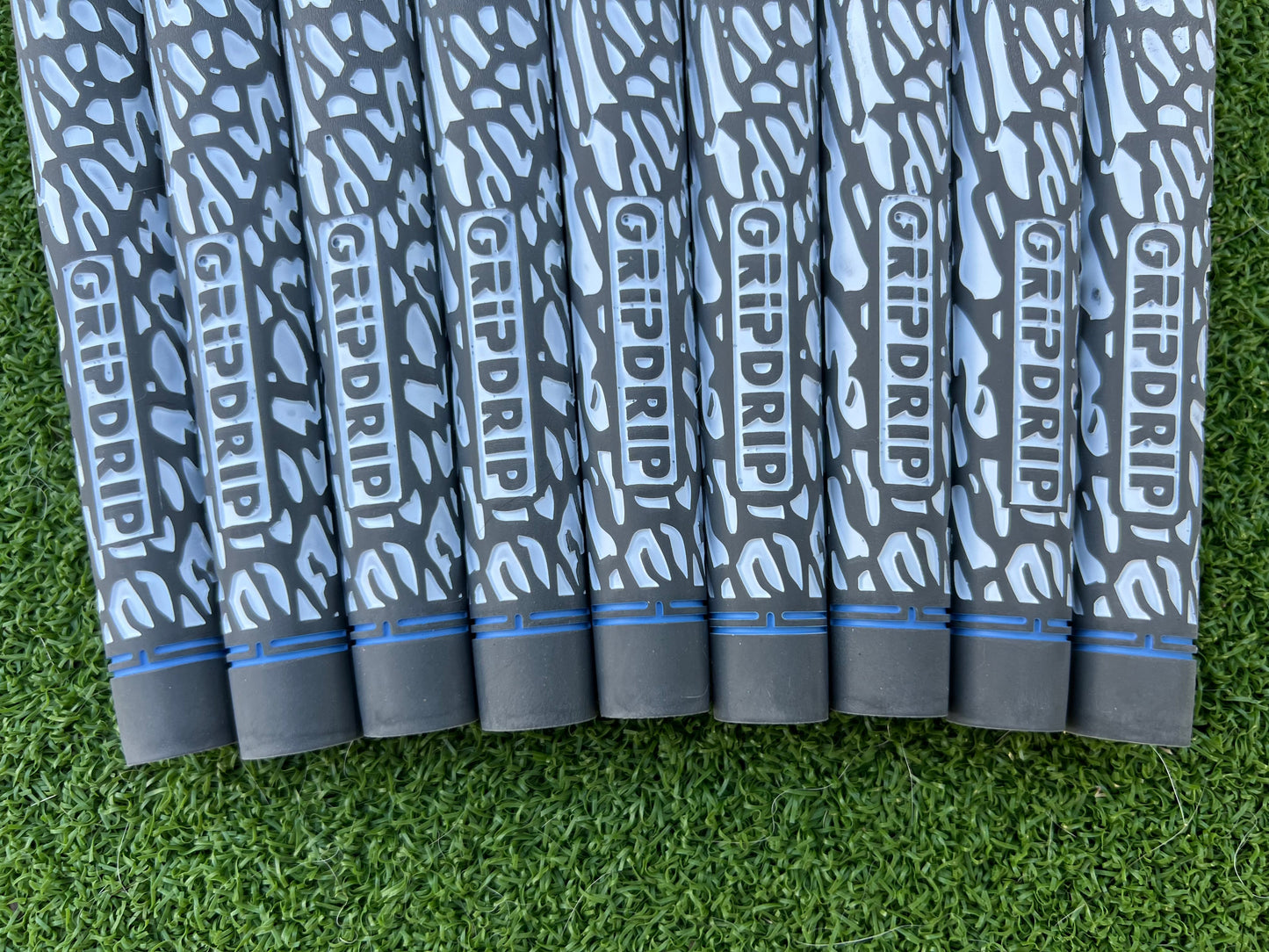 Par 3 Swing Grip - Grey, White, Carolina Blue by GripDrip