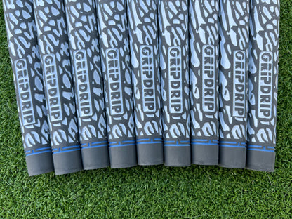 Par 3 Swing Grip - Grey, White, Carolina Blue by GripDrip